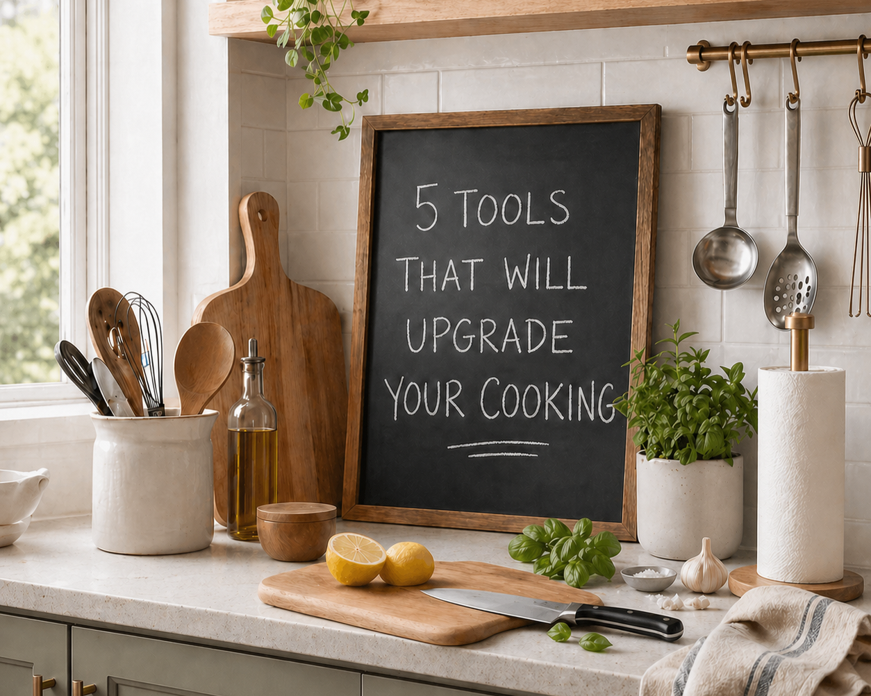 Level Up Your Home Cooking with These 5 Simple Tools