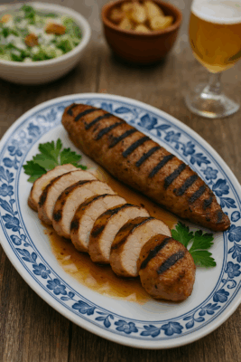 Grilled pork tenderloin