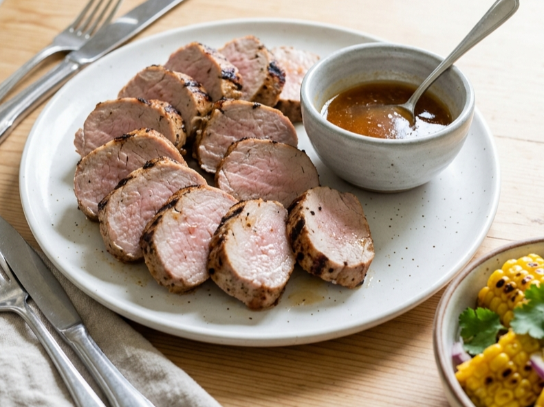 7-6-5 Method for cooking pork tenderloin