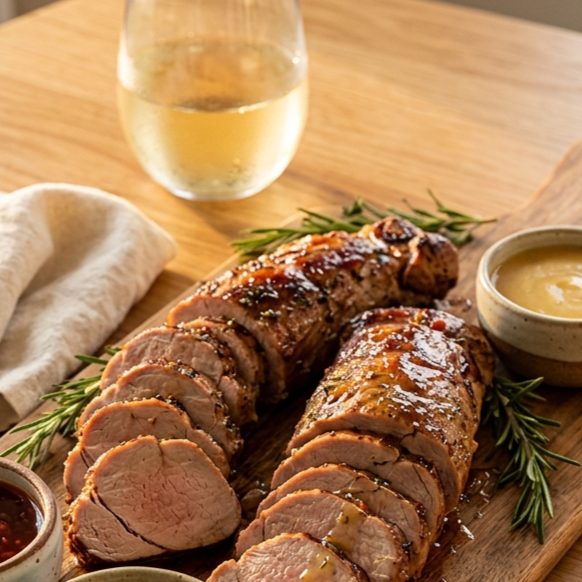 pork tenderloin with honey mustard glaze
